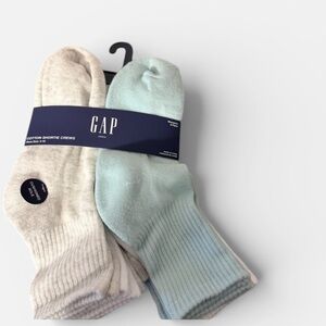 GAP women Cotton  Shortie Crews cushion sole 6 pairs